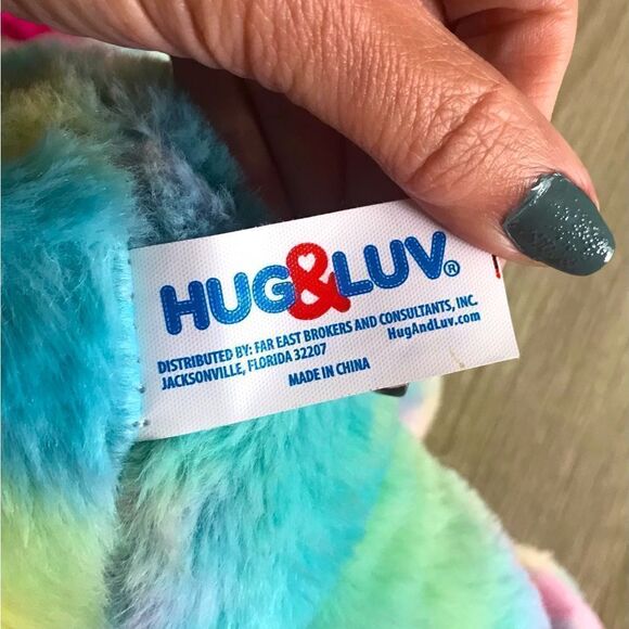 NWOT … HUG & LUV Rainbow Unicorn - Picture 3 of 4